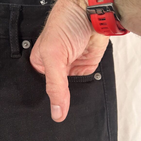 LOFT Pants Legging Women's 2 26 Black Cotton Blend Mid Rise Button Zip - Picture 4 of 10